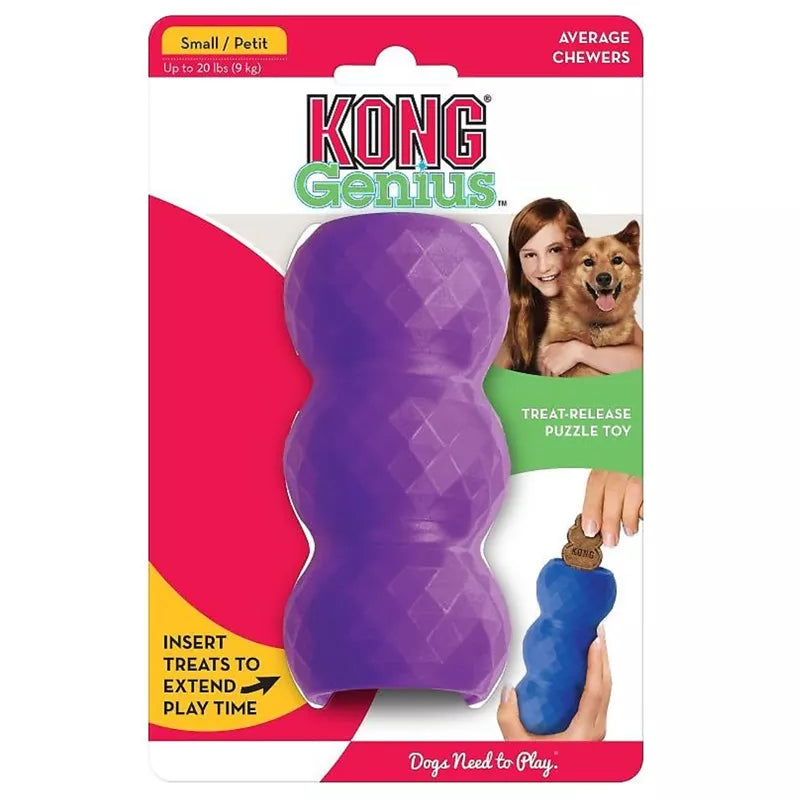 S-Size KONG Genius Mike Dog Toy, Color Varies
