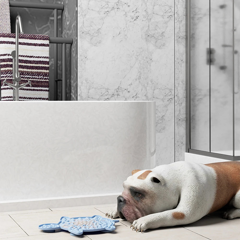 Silicone Pet Lick Mat Feeders with Sunction Cup Dog Slow Food Eating Trainer Washing Distraction Device Dog Supplies Pet Product