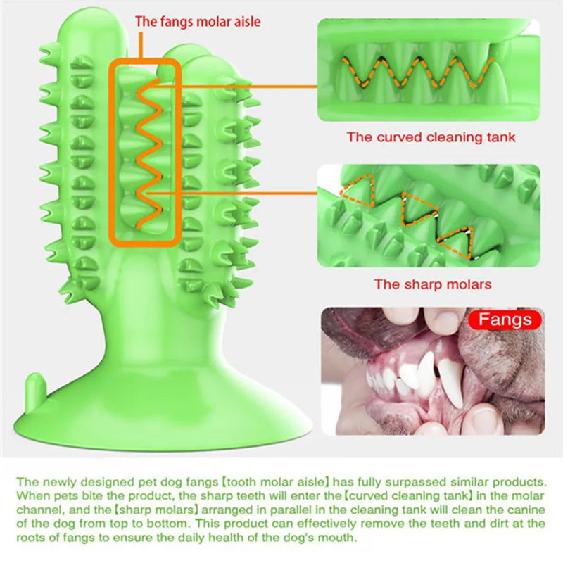 Interactive Kong Dog Toys Rubber Dog Toothbrush Puppy Chew Toys French Bulldog Teeth Cleaning Supplies Dog Accessories