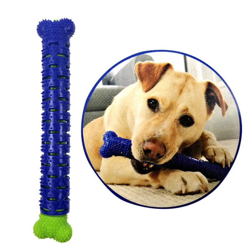 Rubber Kong Dog Toys for Cleaning Tooth Effective Rubber Big Dog Soft  Molar Stick Toothbrush Chewing Bite Dog Toys