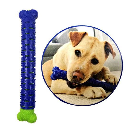 Rubber Kong Dog Toys for Cleaning Tooth Effective Rubber Big Dog Soft  Molar Stick Toothbrush Chewing Bite Dog Toys