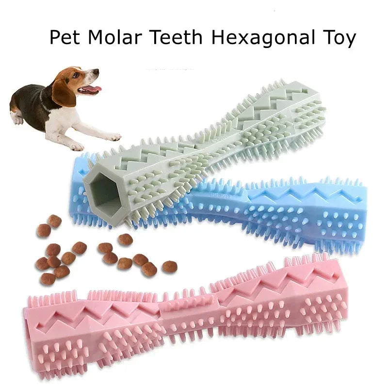 1Pc Chewing Dog Chew Toys Dog Toothbrush Teeth Cleaning Kong Dog Toy Pet Toothbrushes Brushing Stick Pet Supplies Puppy Toys