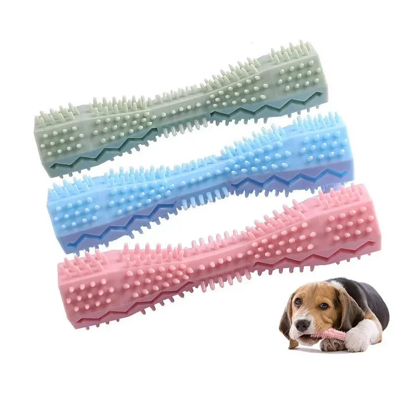 1Pc Chewing Dog Chew Toys Dog Toothbrush Teeth Cleaning Kong Dog Toy Pet Toothbrushes Brushing Stick Pet Supplies Puppy Toys